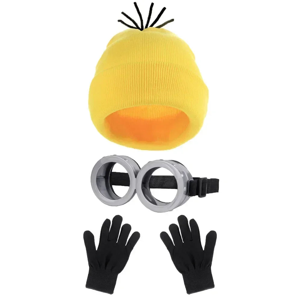 Minion goggles and hat set