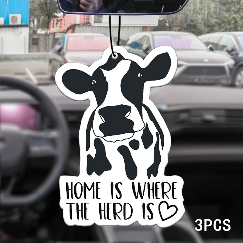 "Home Is Where the Herd Is" Car Air Freshener