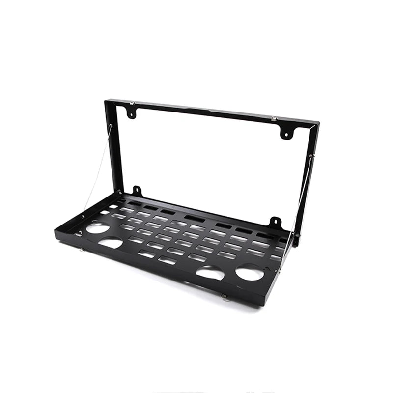 Alloy Tailgate Table / Foldable Shelf Storage Rack For Land Rover Defender