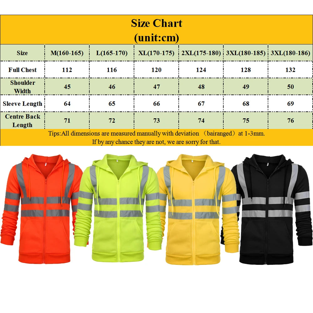 High Visibility Safety Sweatshirt