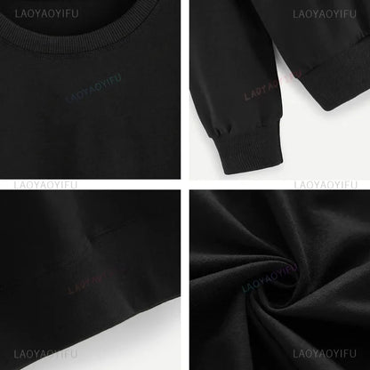 Round-neck Pullover Christmas Horse Sweatshirt