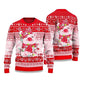 Festival Funny Pig Print Christmas Sweater For Men & Women