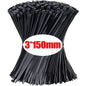 1000/100Pcs Nylon Cable Ties