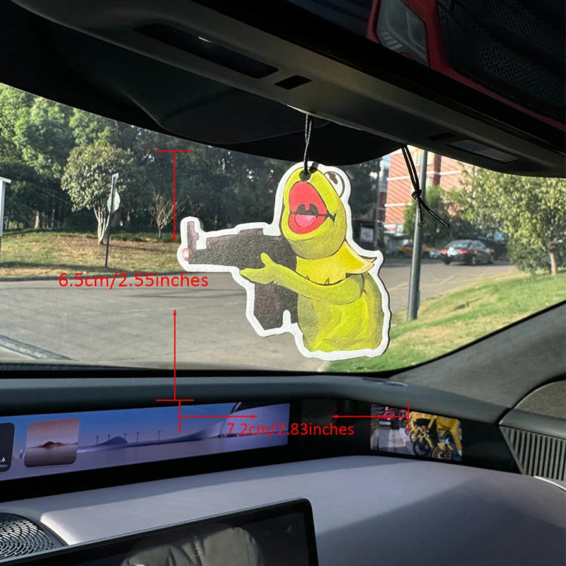 Funny War Frog Car Air Freshener