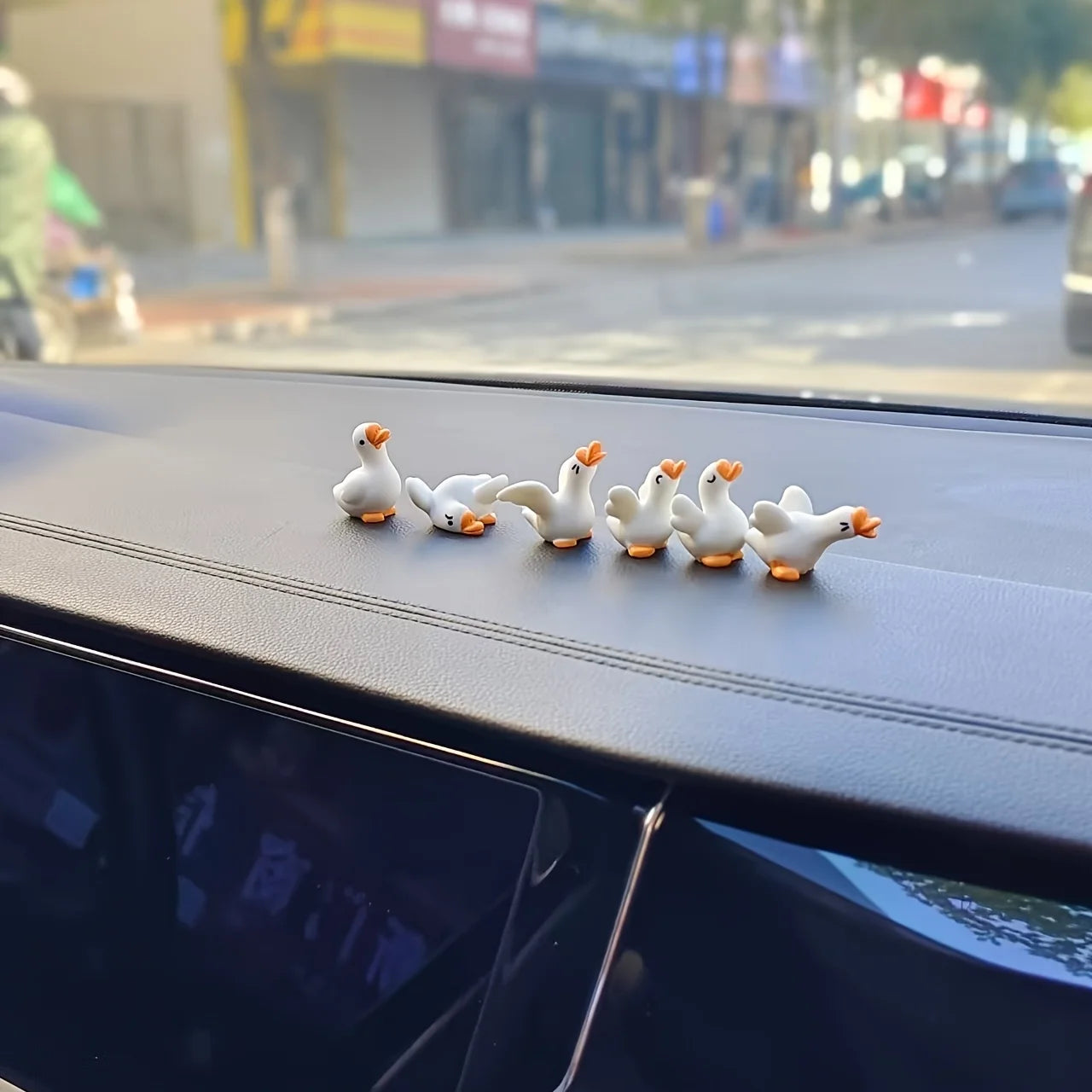 6-Pack  Quakers Resin Duck Figurines