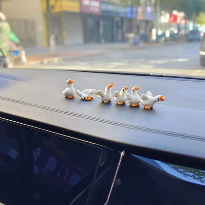 6-Pack  Quakers Resin Duck Figurines