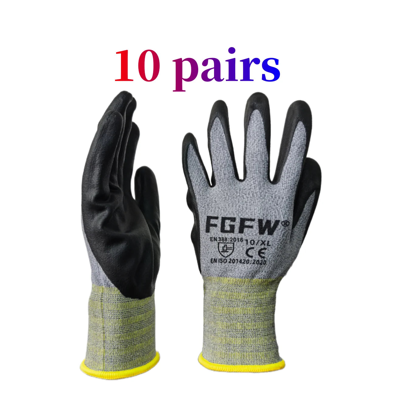 Nitrile Coated Work Gloves