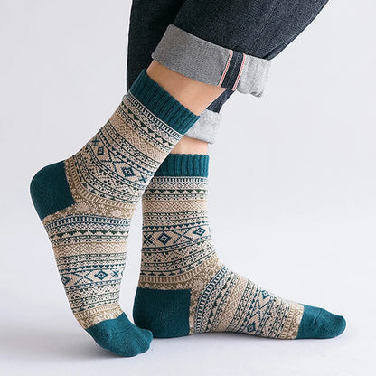 5 Pairs Winter Sheep's Wool Socks