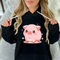 Women/Men Cartoon Pig Hoodie