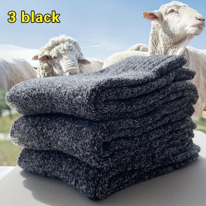 3 Pairs Men's Winter Warm Socks