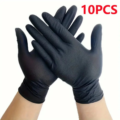 8Mil Black Nitrile Gloves