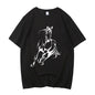 Running Horse Pattern Printed T-shirt