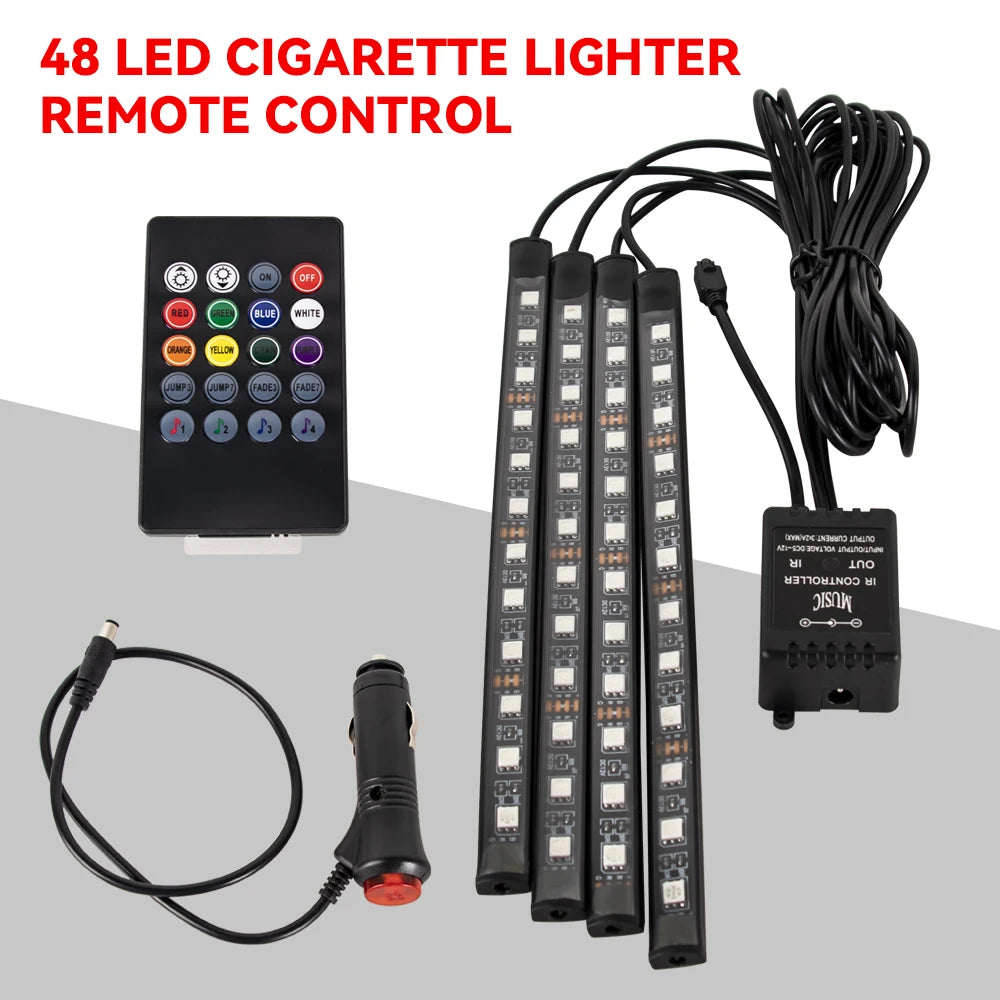 Neon LED Car Interior Foot lights