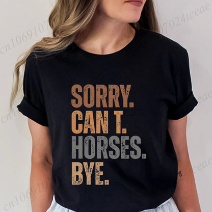 New Men & Women Horse Inspired T-Shirt
