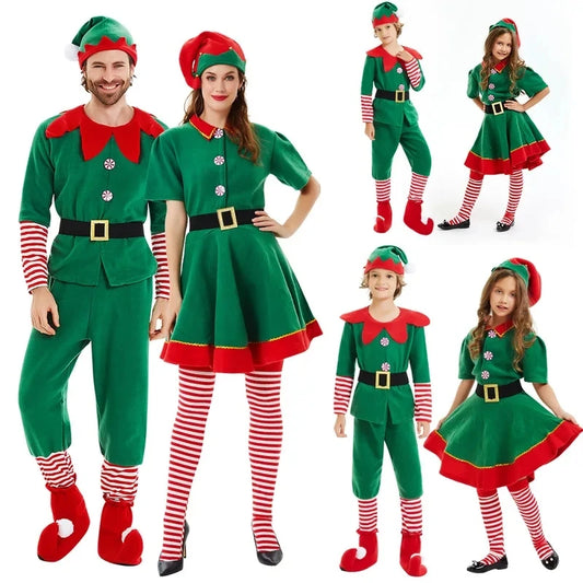 Green Elf Fancy Dress Clothes