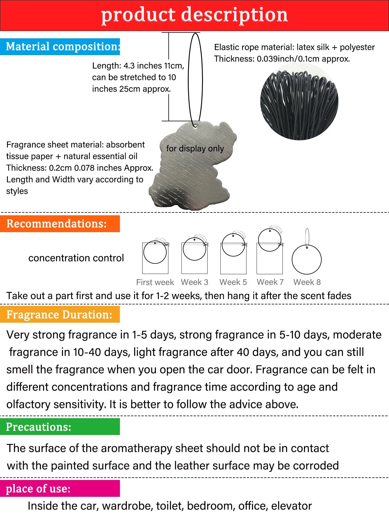 Little Dog Car Air Freshener "It's Okay, I'M Fine Everything Is Fine".