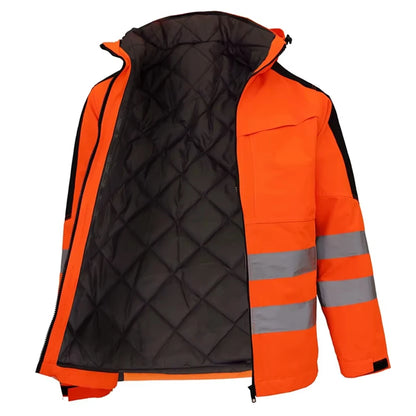 High Vis Working Winter Safety Jacket