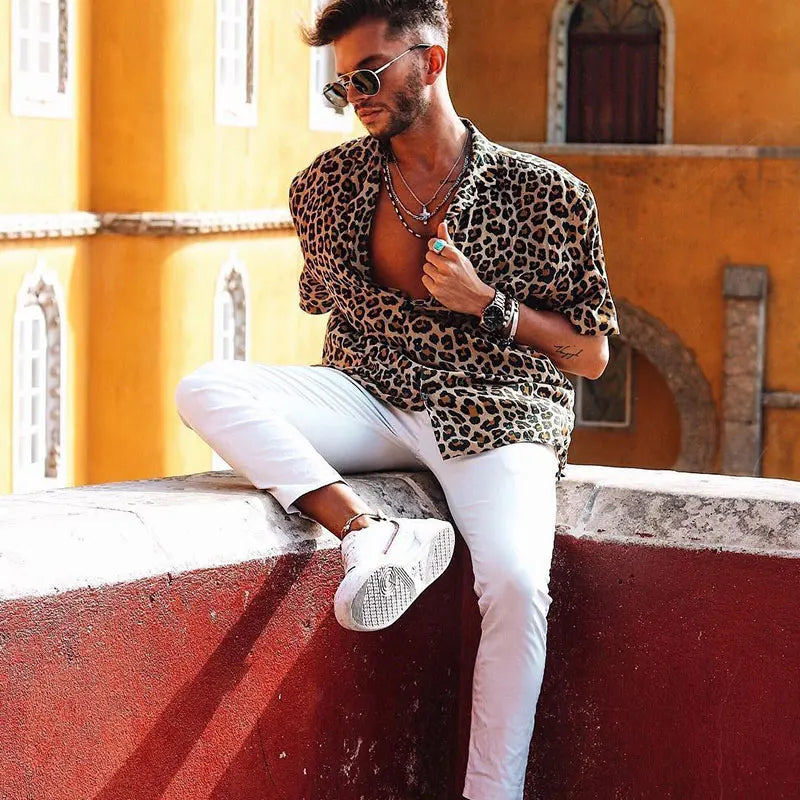 Fashion Trend 3d Leopard Print Shirts