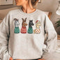 Round-neck Pullover Christmas Horse Sweatshirt
