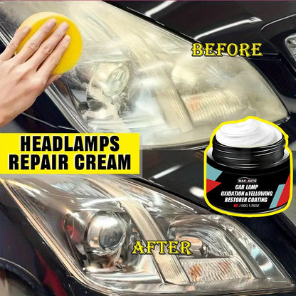 Car Headlight Restoration Polishing Kit