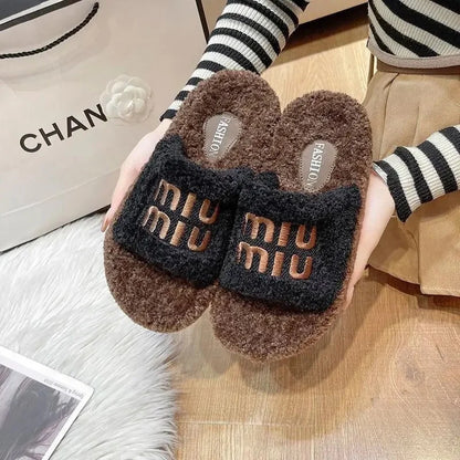 Leopard Print Slippers With Thick And Comforting Sole