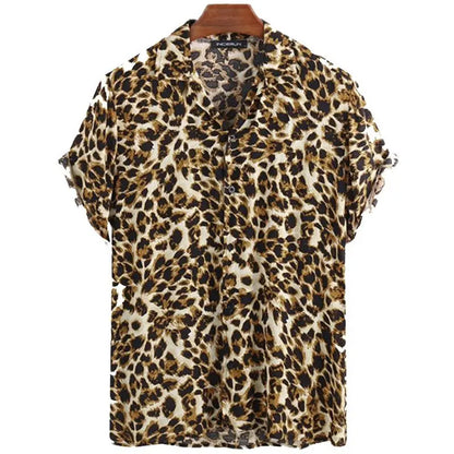 Fashion Trend 3d Leopard Print Shirts