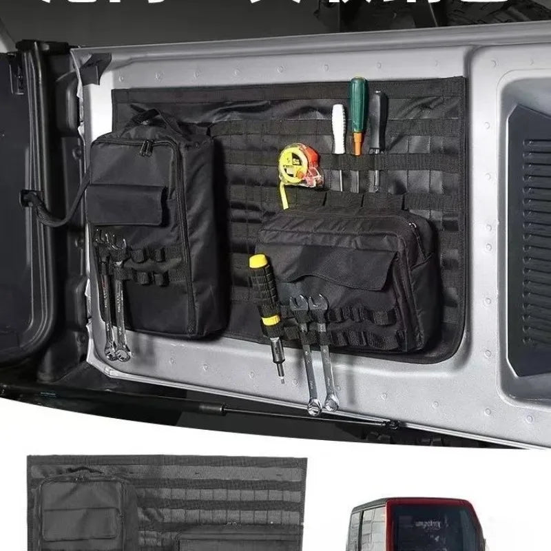 Car Trunk, Side Window Storage Bag for Land Rover Defender