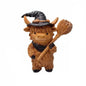 Seasonal Tabletop Ornament Resin Christmas/Halloween Highland Cow Statue
