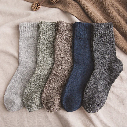 5 Pairs Deluxe Winter Men's Socks