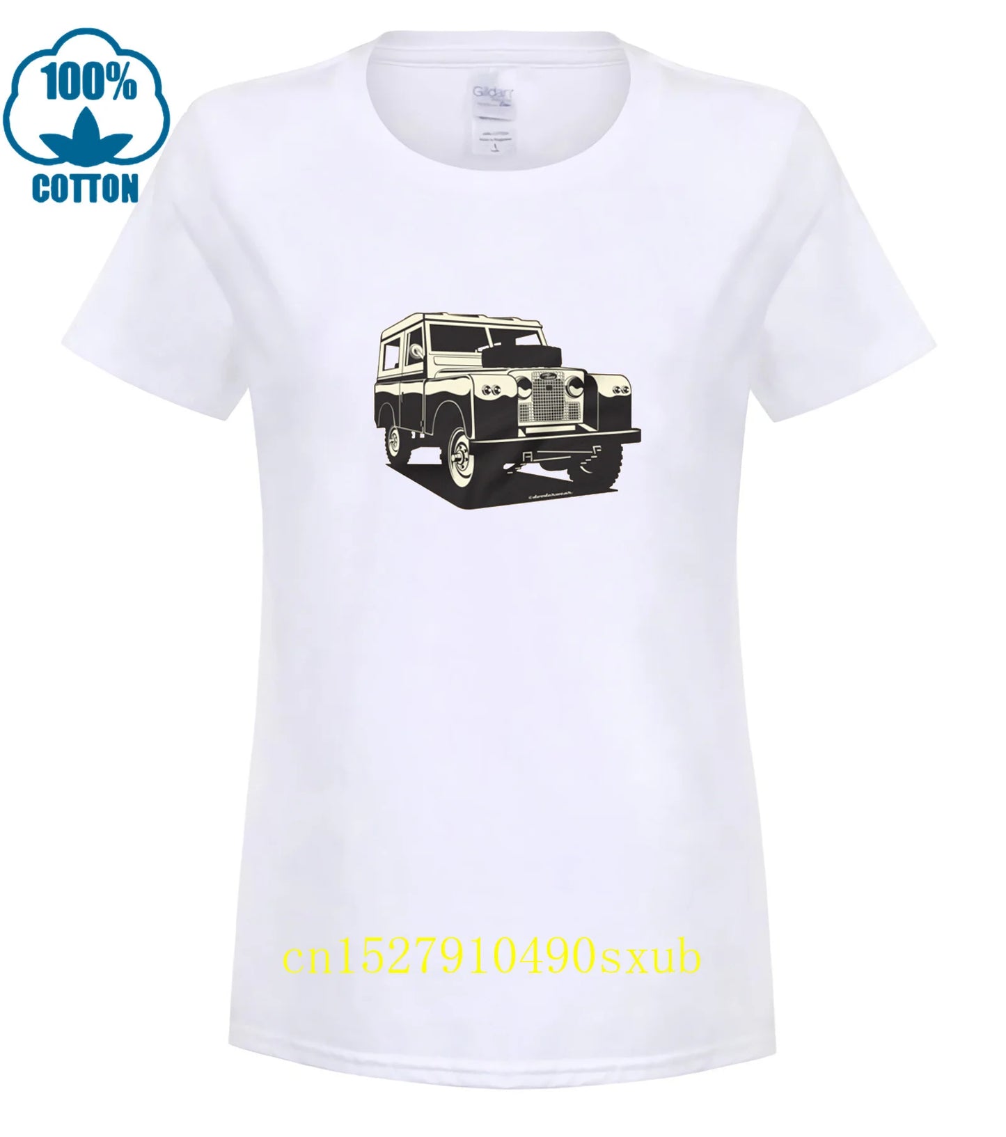 Classic Land Rover 4X4 Print Design T-Shirt