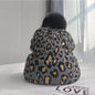 Trendy New Autumn & Leopard Print Bobble Hat