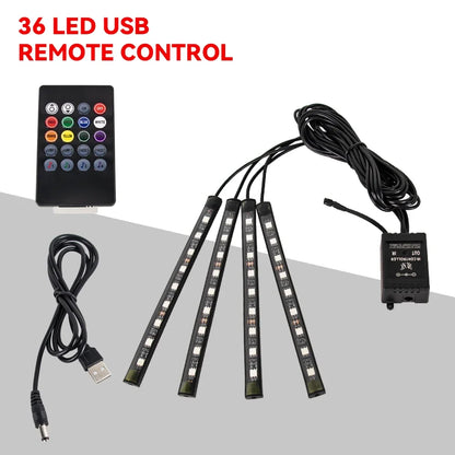 Neon LED Car Interior Foot lights