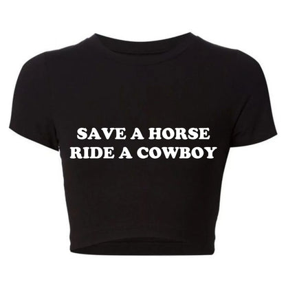 Save A Horse Ride A Cowboy T-shirt