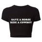Save A Horse Ride A Cowboy T-shirt