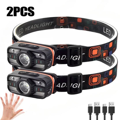 Outdoor LED Headlamp USB Rechargeable
