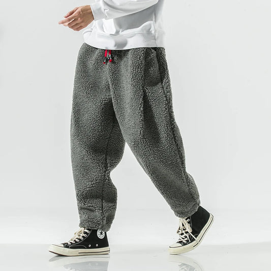 Lamb Wool Casual Fleece Pants