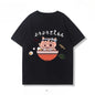 Japanese Style Funny Pig Cartoon Short Sleeve T-shirt