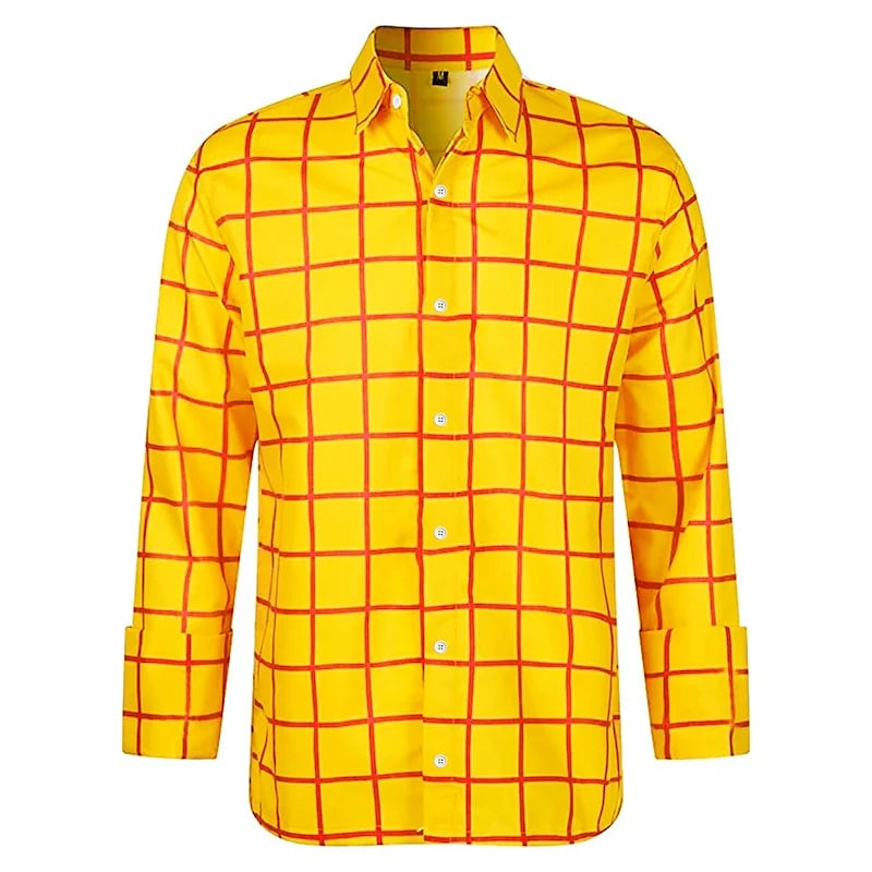 men's long sleeve plaid shirt