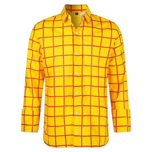 men's long sleeve plaid shirt