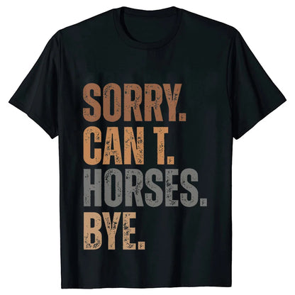 New Men & Women Horse Inspired T-Shirt