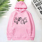 Three Horse Head Pattern Printed Hoodies