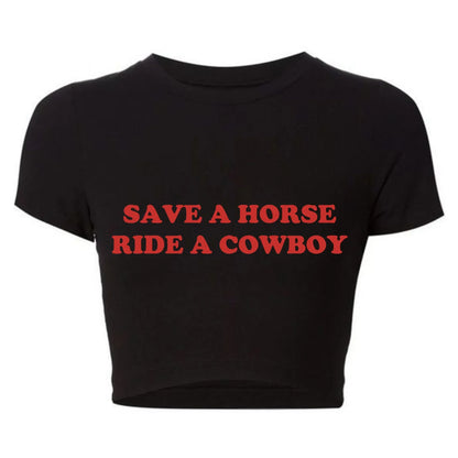 Save A Horse Ride A Cowboy T-shirt