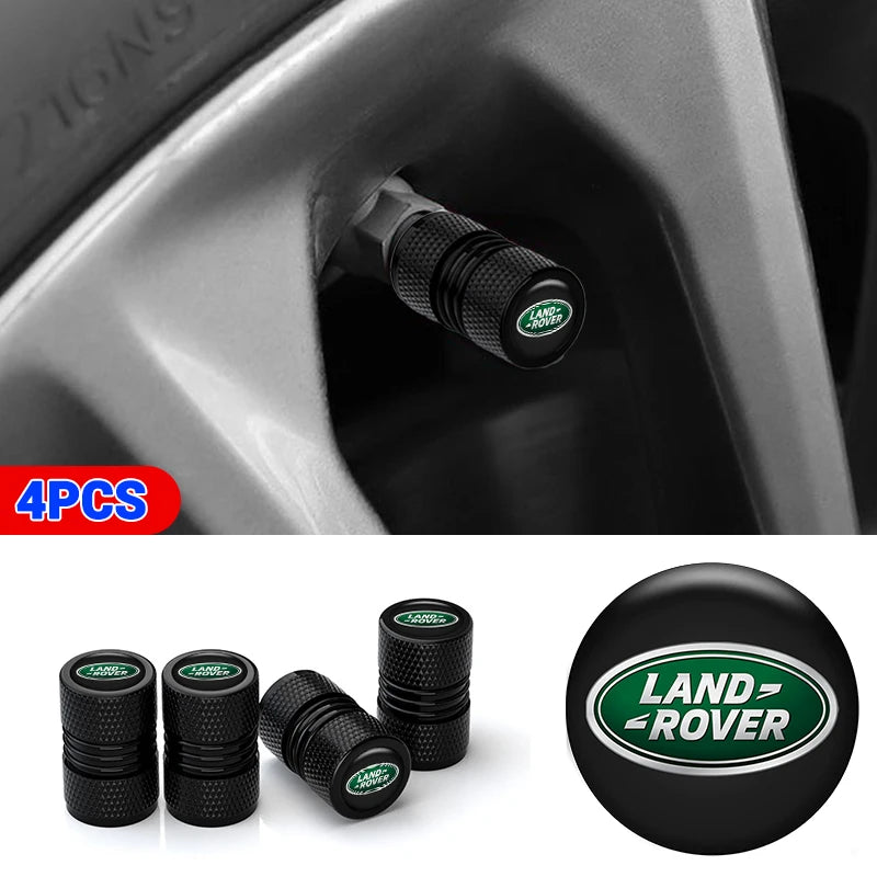 5Pcs Tire Valve Caps Stem Cap Accessories For Land Rover