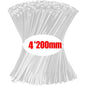 1000/100Pcs Nylon Cable Ties