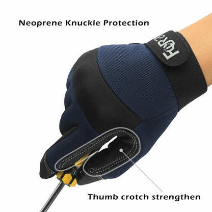 1 Pair High Dexterity Work Gloves for Men and Women