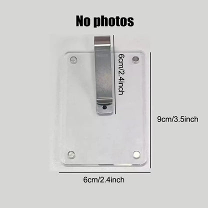 1/2/3Pcs Photo Frame For Car Visor & Fridge Magnet