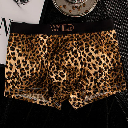 New Leopard Print 1pcs/3pcs Men's Boxers
