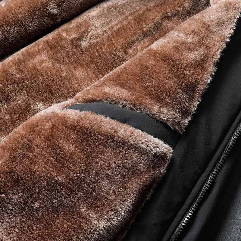 Autumn/winter Fleece-lined Thickened Jacket