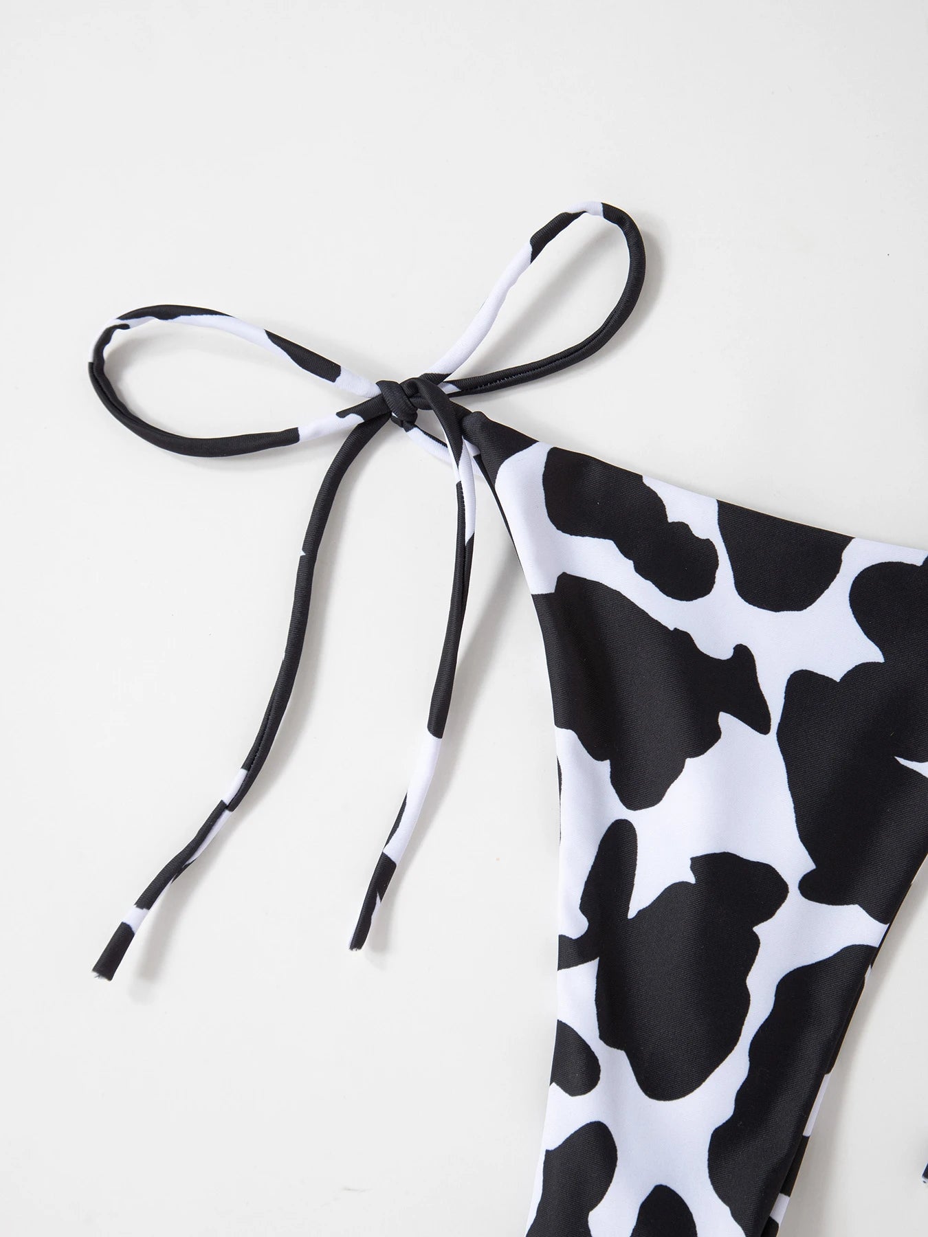 Cow Print Bikini Two Piece Swimsuit Bandage Bikinis Set