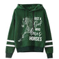 Just Loves Horses Hoodie
